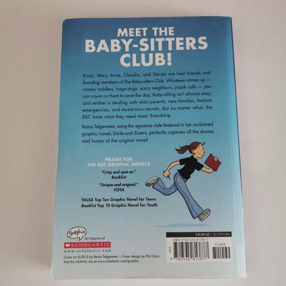 Babysitters Club Graphic Novel #1 Kristy's Great Idea Raina Telgemeier - Picture 7 of 7